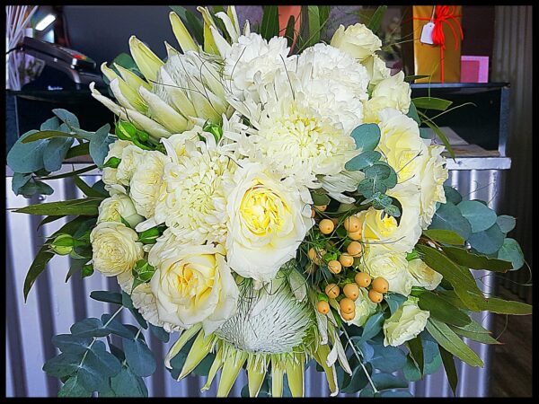 Round White Bouquet