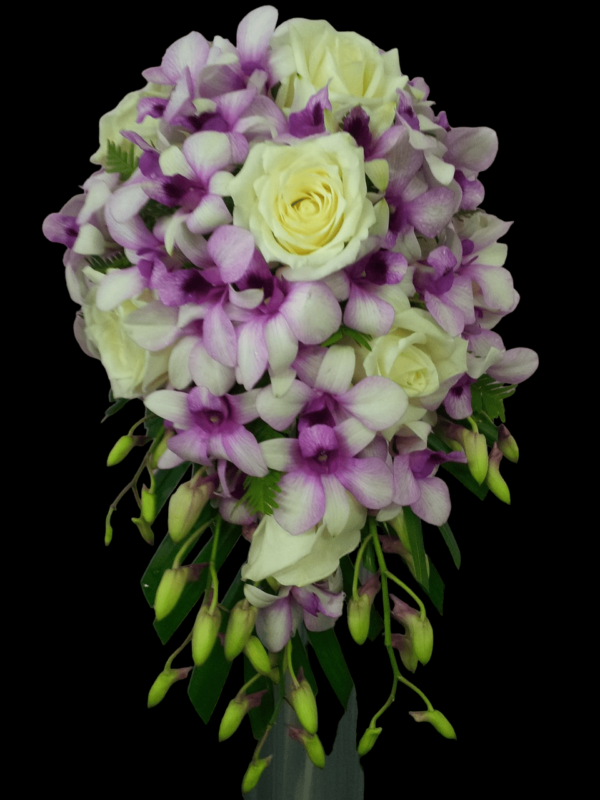 ORCHID AND ROSE TRAIL BOUQUET