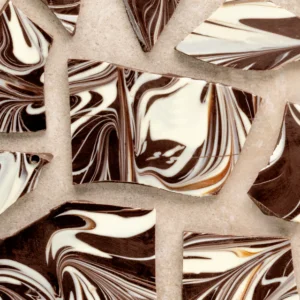 DARK CHOC + PEPPERMINT BARK 100G