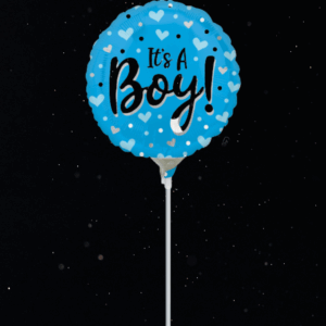 IT'S A BOY HEARTS AND DOTS BALLOON