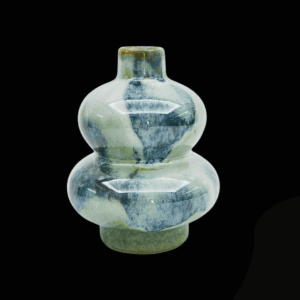 GREEN BRONTE BUD VASE